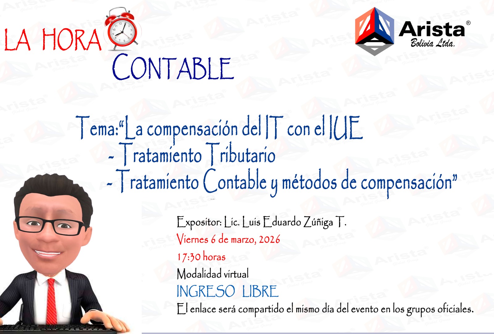 Hora Contable compesacion IUE